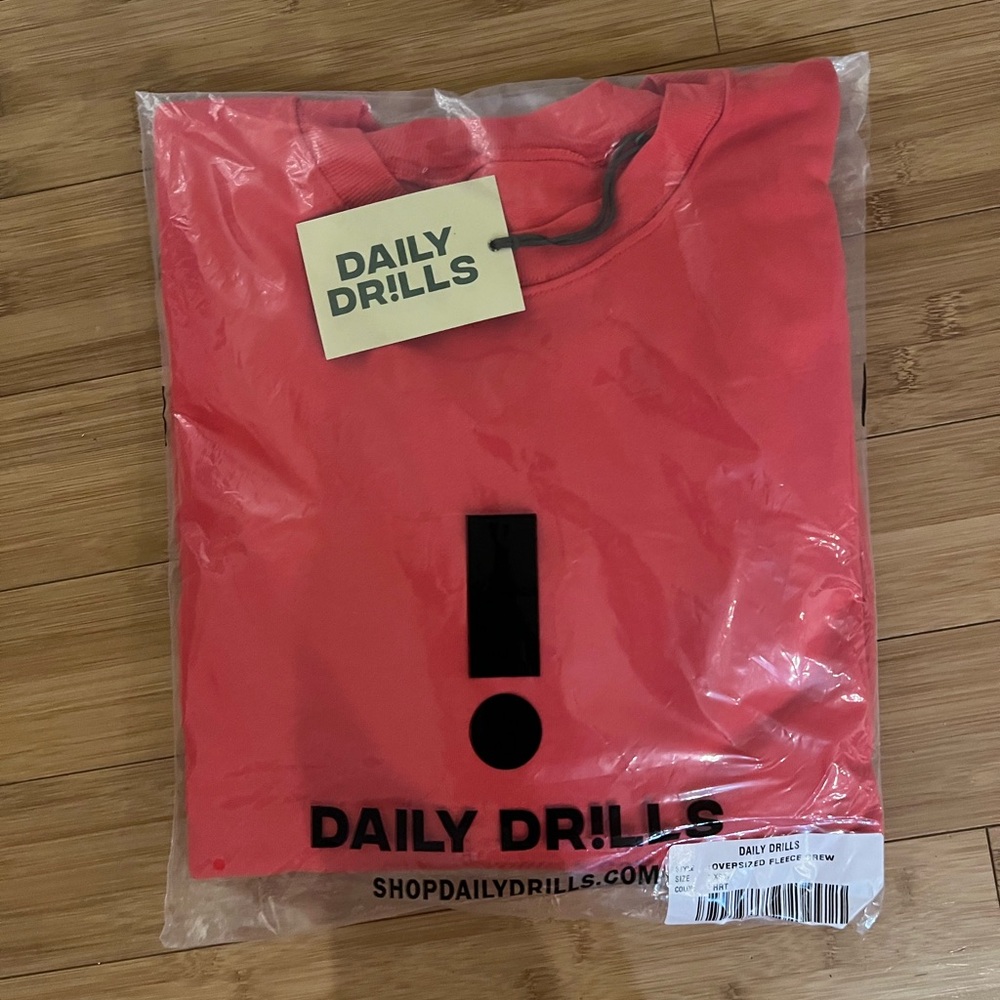 Daily Drills Fleece Sweatshirt Heart